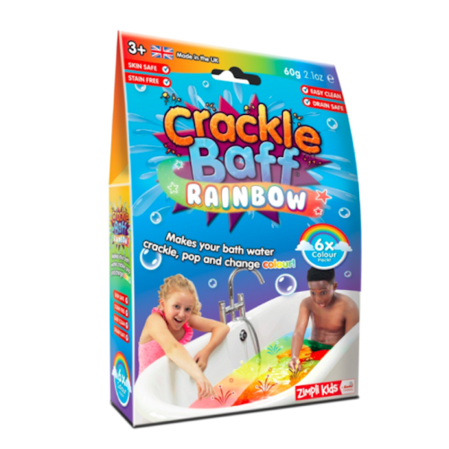 Crackle Baff Colours - Strzelający proszek do kąpieli 60 g - 6 Kolorów - Zimpli Kids