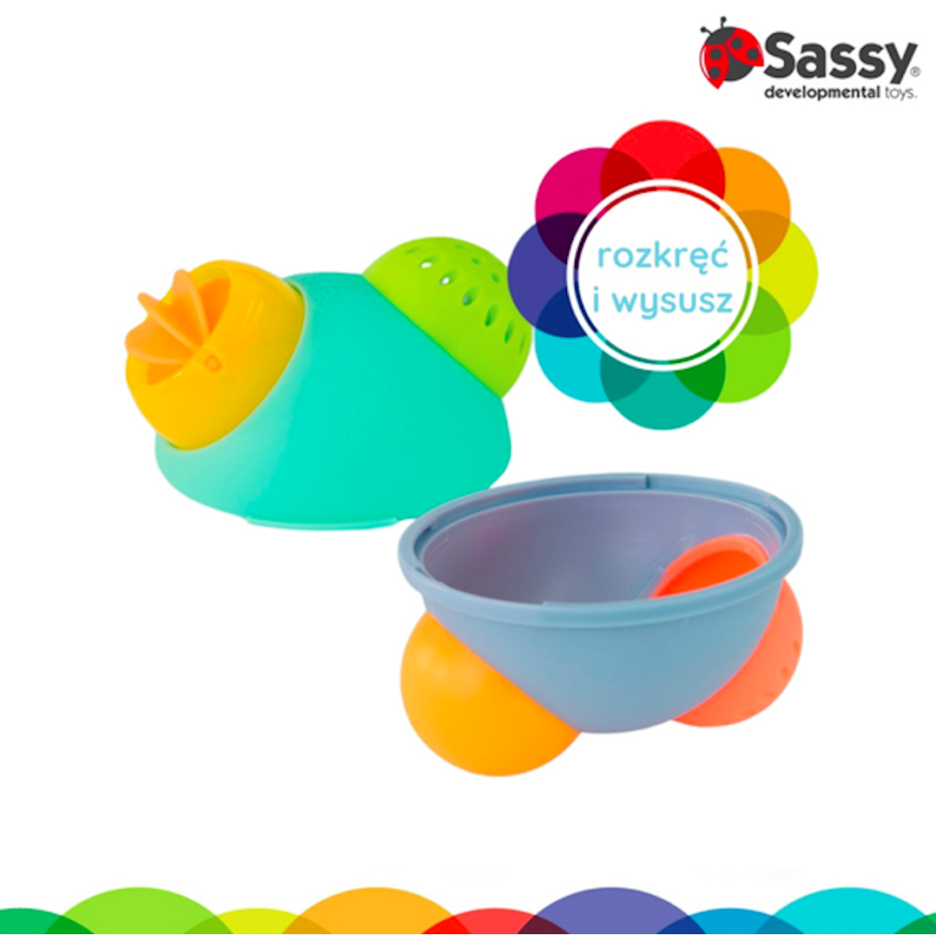 Deszczowa Piłka - Zabawka do Wody - Sassy Baby