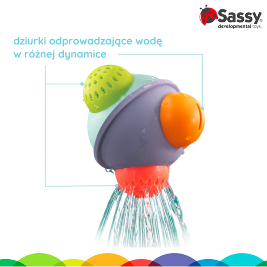 Deszczowa Piłka - Zabawka do Wody - Sassy Baby