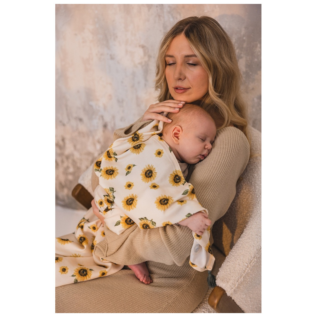 WYPRZEDAŻ Bambusowy Otulacz - Sunlover - La Millou - 100x120cm - rozmiar M