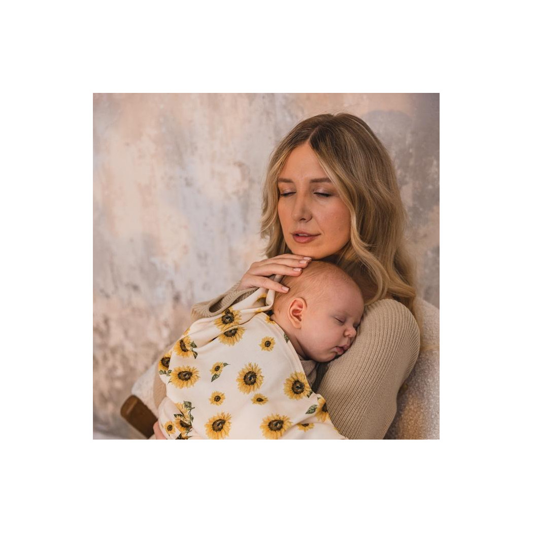 WYPRZEDAŻ Bambusowy Otulacz - Sunlover - La Millou - 110x140cm - rozmiar L