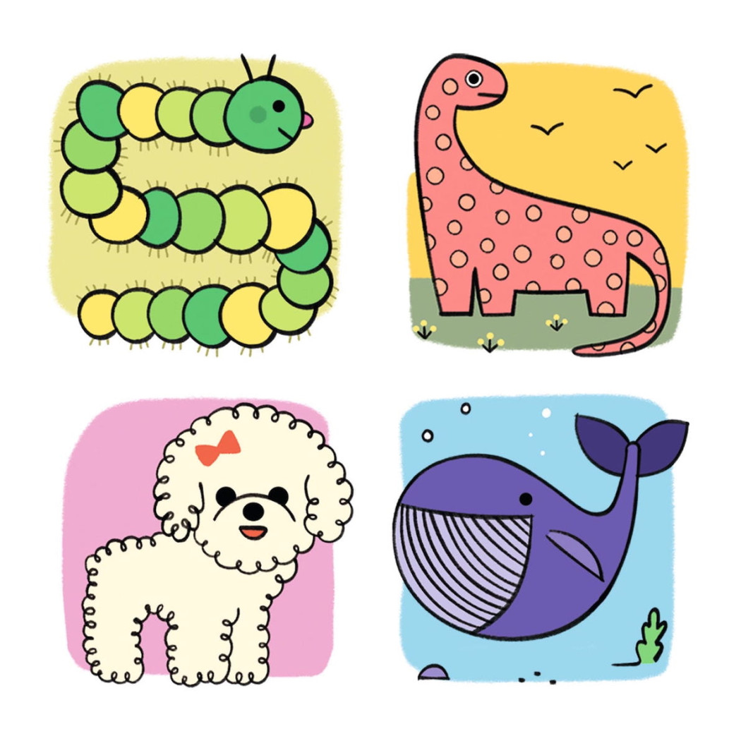 Eduludo - Lama - Karty Do Nauki Rysowania - Krok Po Kroku - Djeco