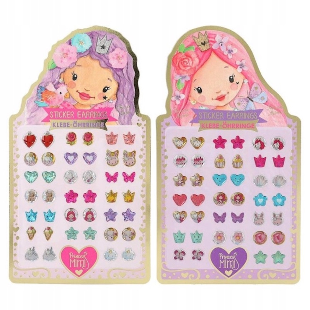 PRINCESS MIMI - Samoprzylepne Kolczyki Naklejki na Uszy - DEPESCHE 20 par
