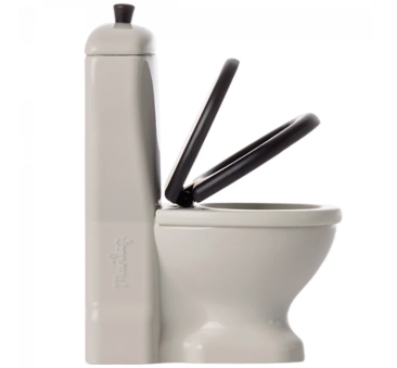 Miniaturowa Toaleta dla Myszek 12,5 cm - Miniature Toilet Mouse - Maileg