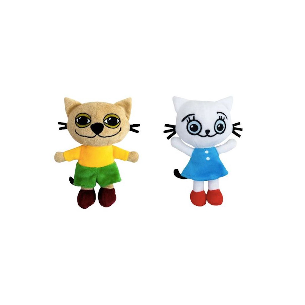 Kicia Kocia 17 cm + Pacek 15 cm - Zestaw Maskotek - MEDIA RODZINA
