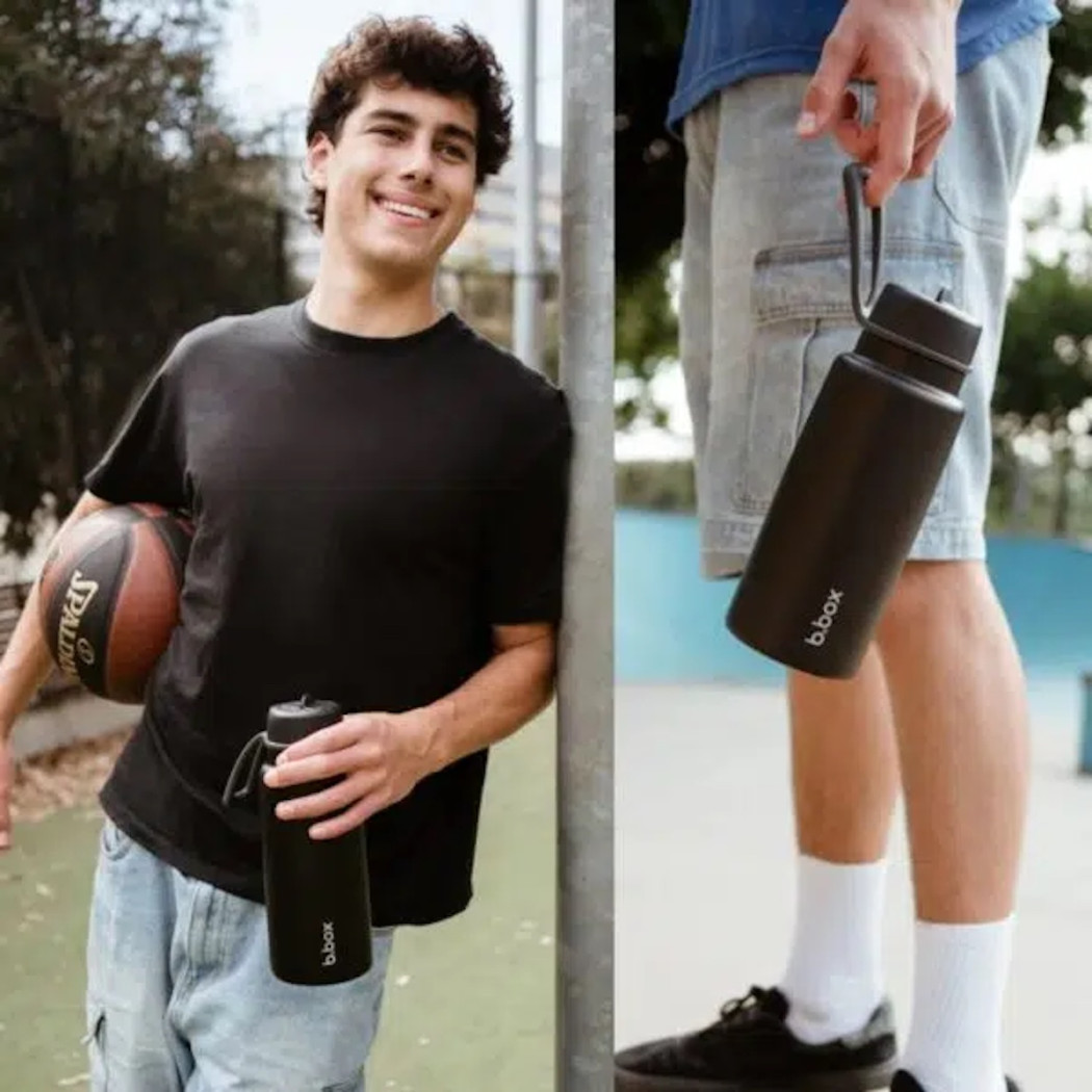 Deep Space - Butelka Termiczna Ze Składanym Ustnikiem - Termos Ze Stali Nierdzewnej 1L - B.Box