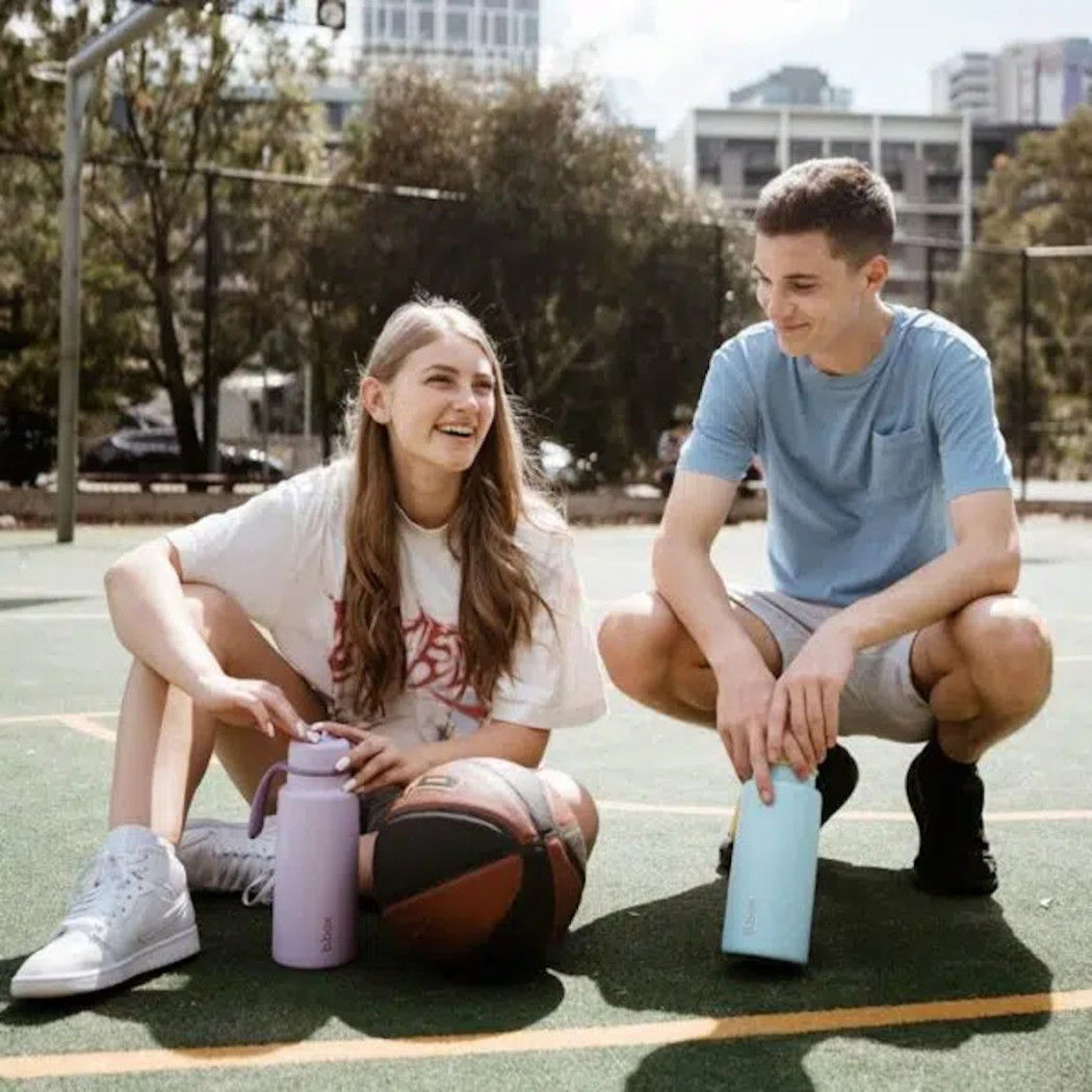 Pool Side - Butelka Termiczna Ze Składanym Ustnikiem - Termos Ze Stali Nierdzewnej 1L - B.Box
