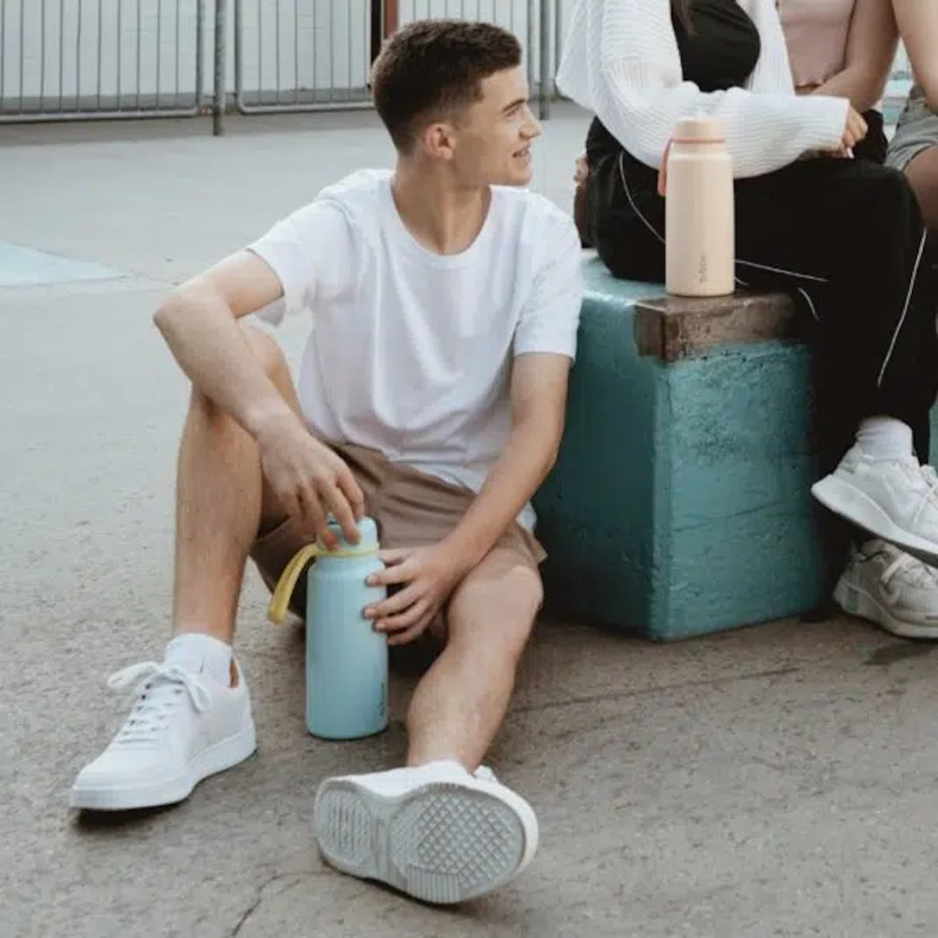 Pool Side - Butelka Termiczna Ze Składanym Ustnikiem - Termos Ze Stali Nierdzewnej 1L - B.Box