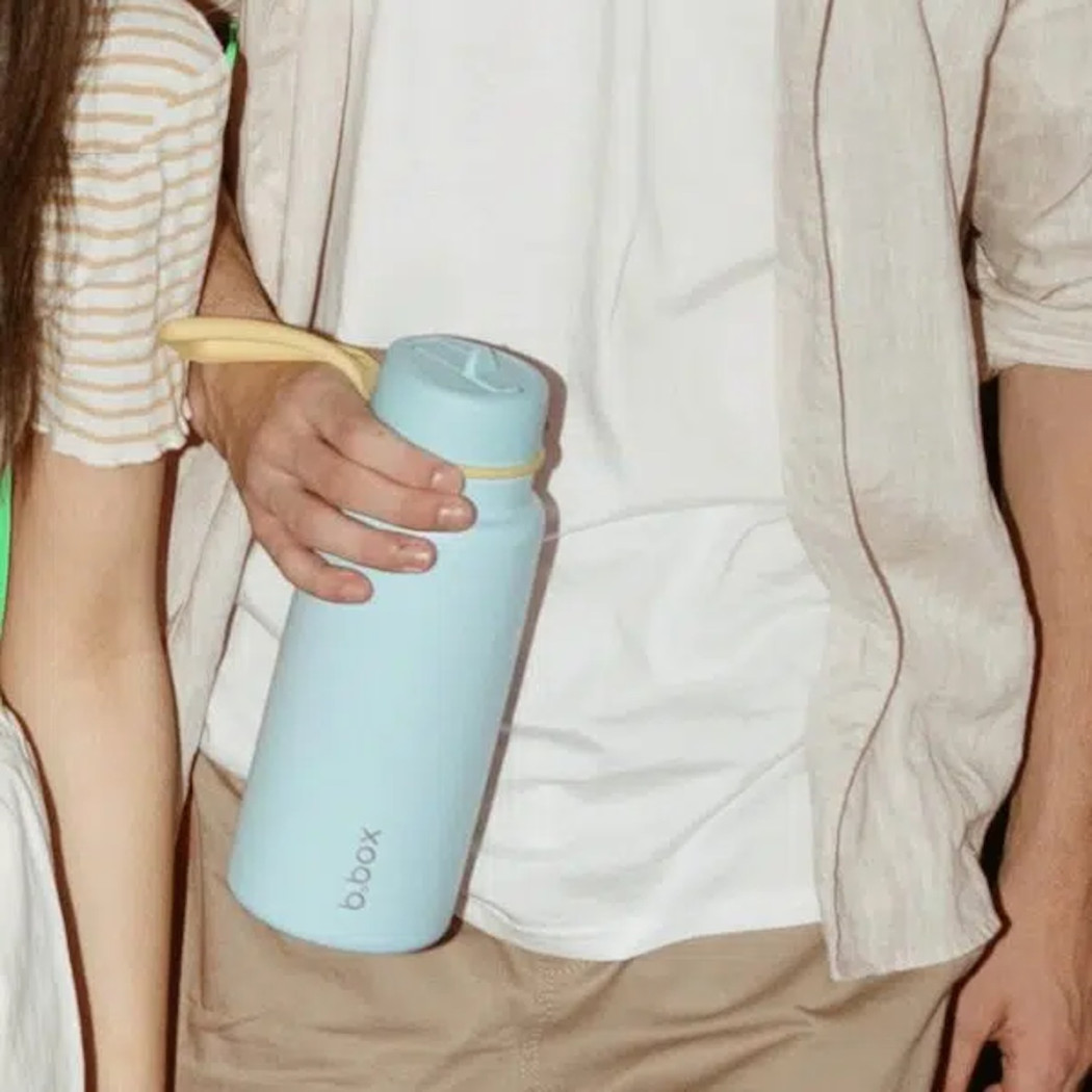 Pool Side - Butelka Termiczna Ze Składanym Ustnikiem - Termos Ze Stali Nierdzewnej 1L - B.Box