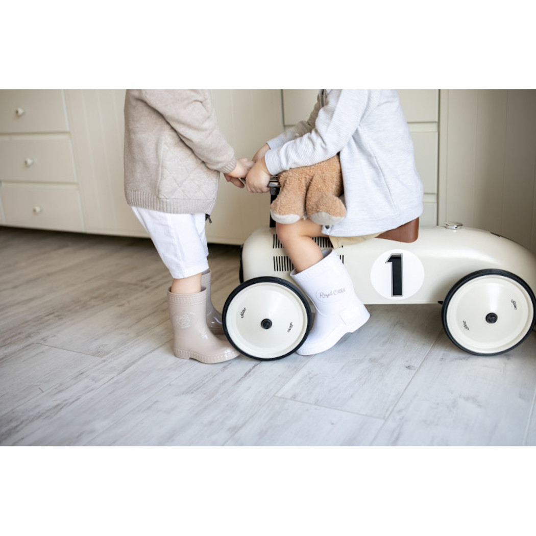 Beżowy/ Miś -  rozm. 19/20 - Kalosze Dziecięce + worek/plecak - PasteLove - kaloszepoprosze Kalosze Poproszę