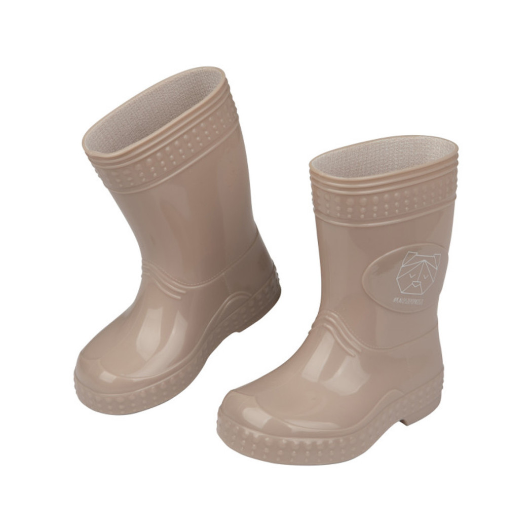 Beżowy/ Miś -  rozm. 19/20 - Kalosze Dziecięce + worek/plecak - PasteLove - kaloszepoprosze Kalosze Poproszę