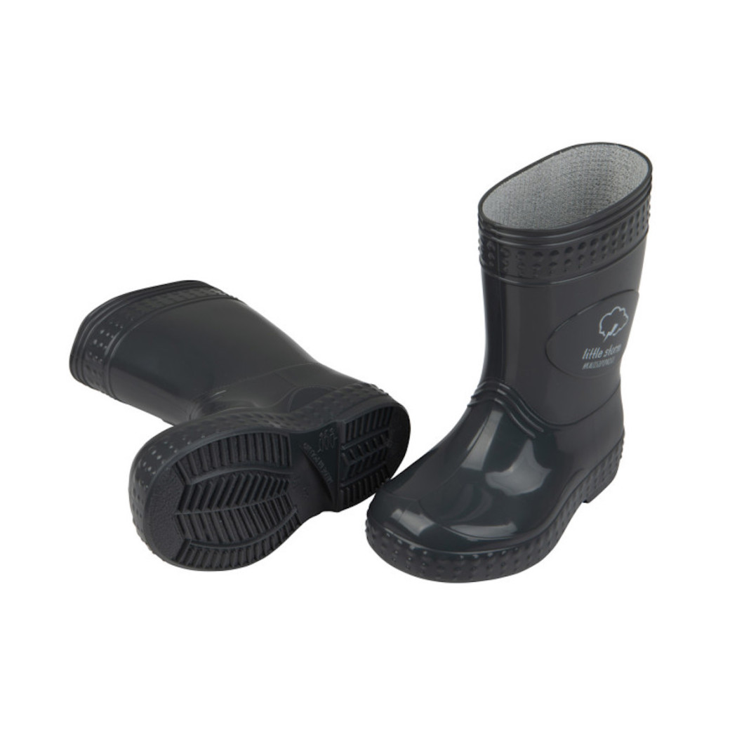 Grafitowy / Burza - rozm. 21/22 - Kalosze Dziecięce + worek/plecak - Sweet Dreams - kaloszepoprosze Kalosze Poproszę