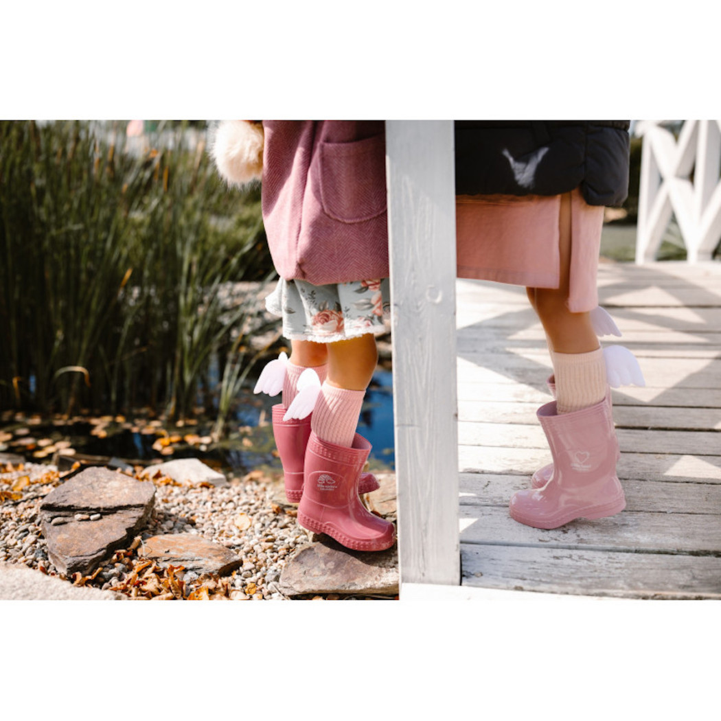 Wrzosowy / Tęcza - rozm. 25/26 - Kalosze Dziecięce + worek/plecak - Sweet Dreams - kaloszepoprosze Kalosze Poproszę