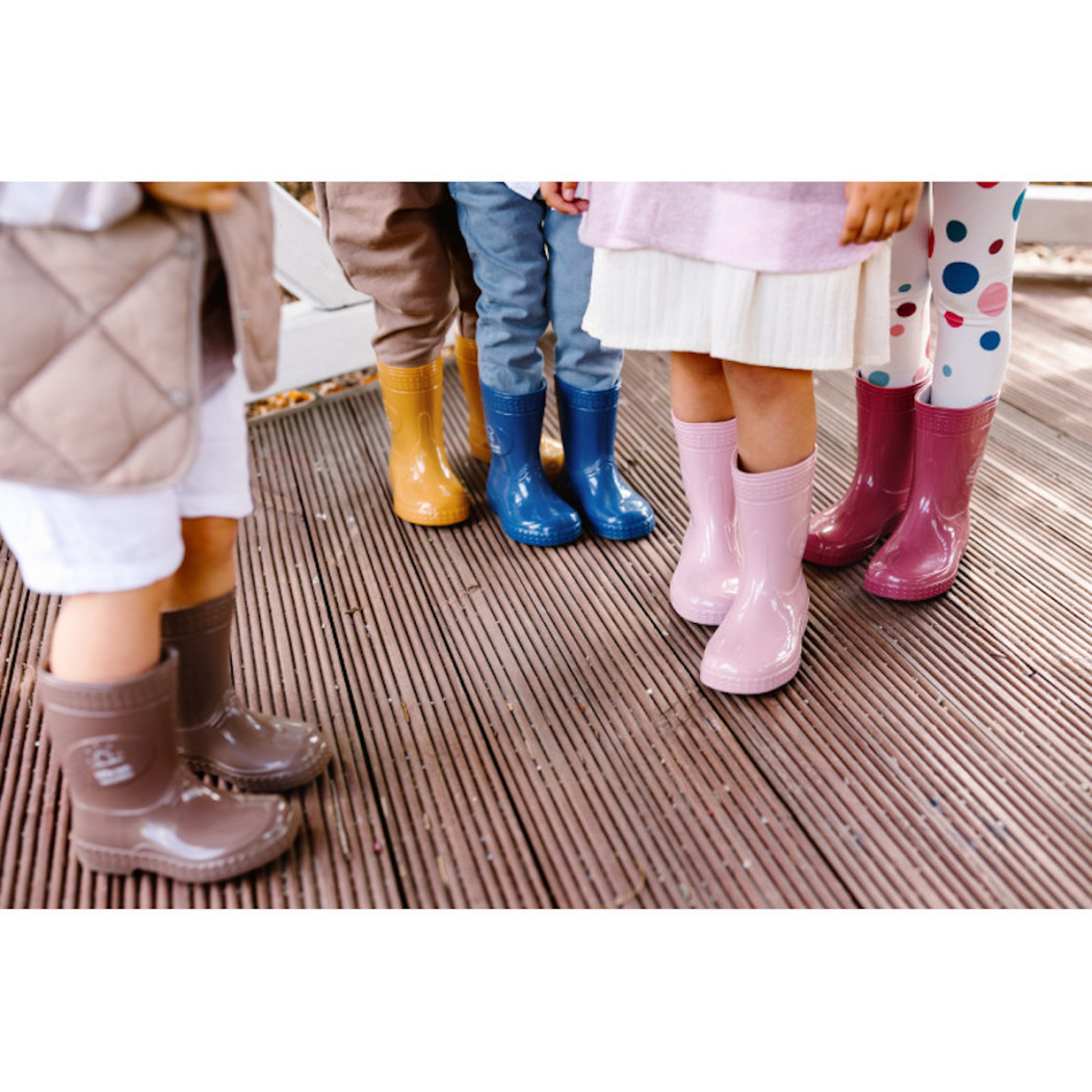 Wrzosowy / Tęcza - rozm. 25/26 - Kalosze Dziecięce + worek/plecak - Sweet Dreams - kaloszepoprosze Kalosze Poproszę