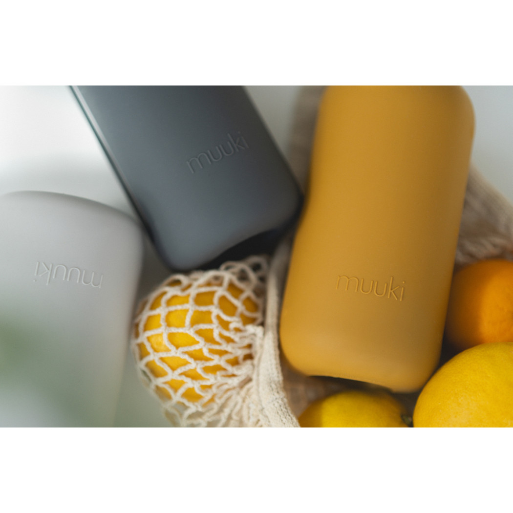 Butelka Szklana na Wodę - Honey Mustard - 720 ml - Muuki