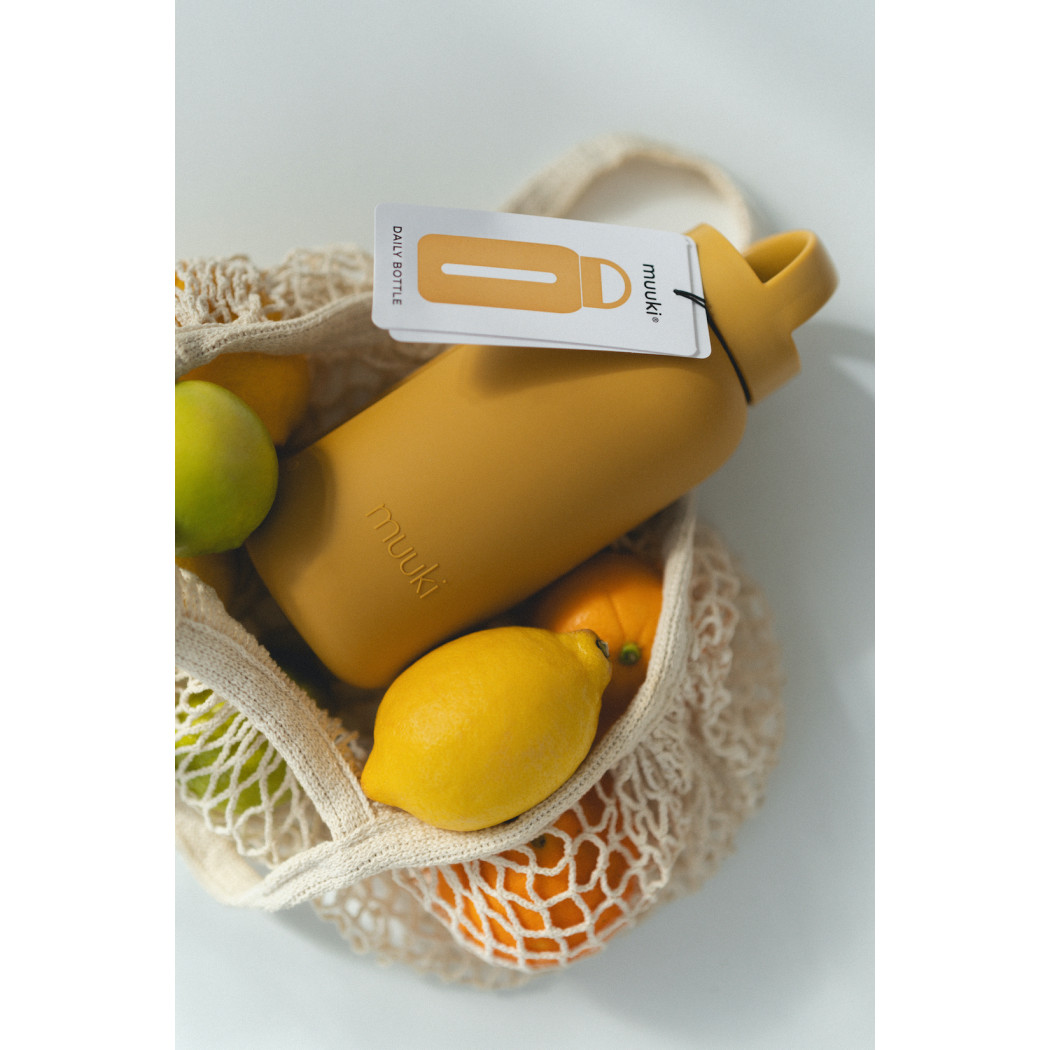 Butelka Szklana na Wodę - Honey Mustard - 720 ml - Muuki