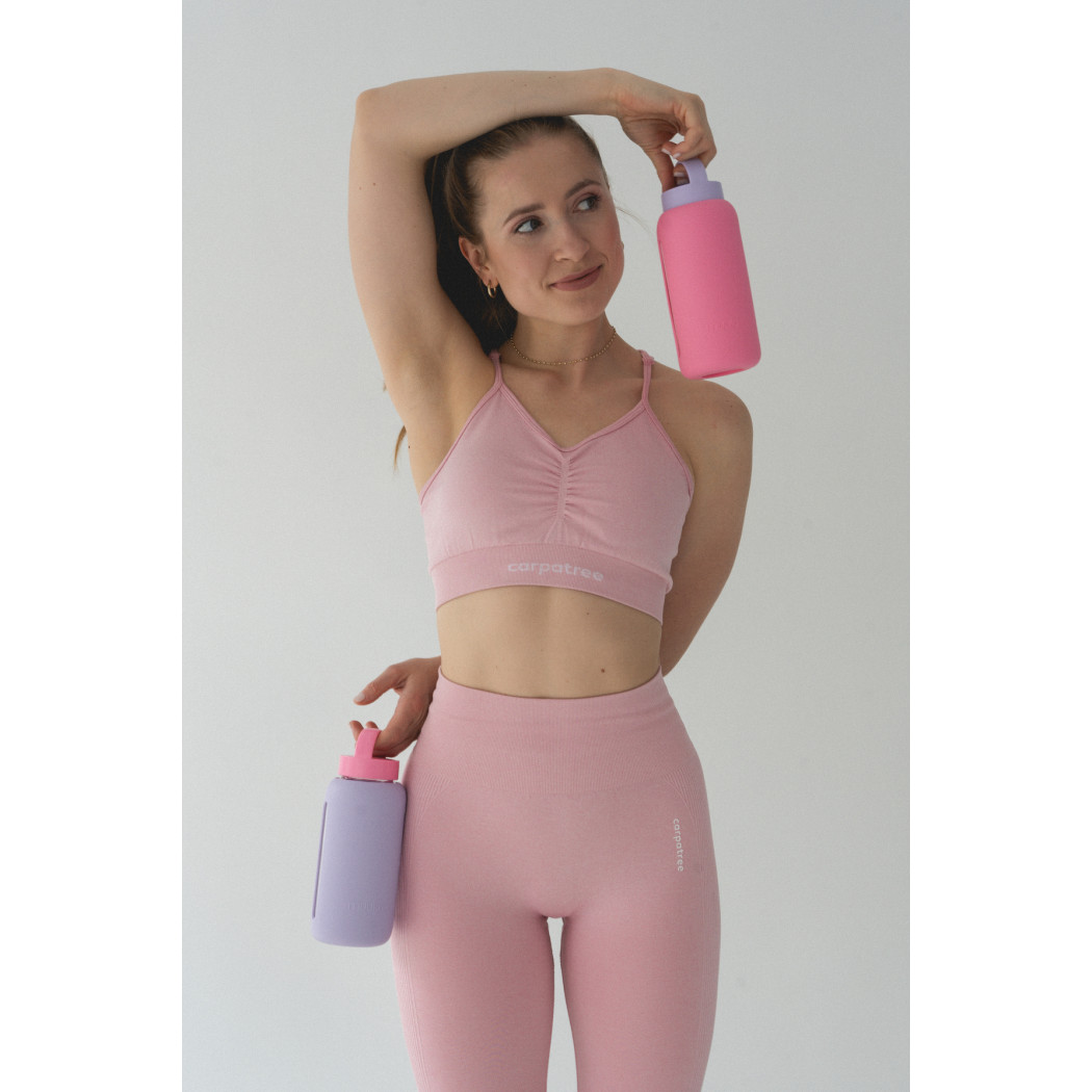 Butelka Szklana na Wodę - Pastel Lilac - 720 ml - Muuki