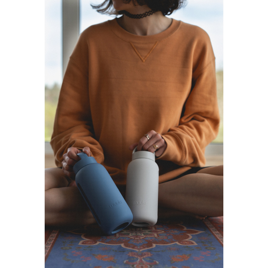 Butelka Szklana na Wodę - Shadow Slate - 720 ml - Muuki