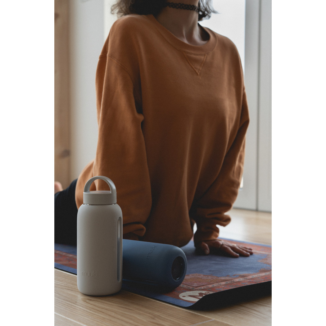 Butelka Szklana na Wodę - Shadow Slate - 720 ml - Muuki