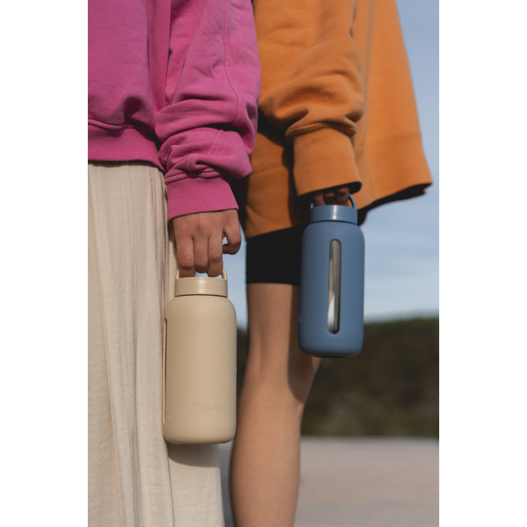 Butelka Szklana na Wodę - Desert Rose - 720 ml - Muuki