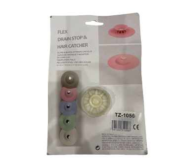 Biały Silikonowy Korek Do Zlewu Umywalki z Sitkiem Zatyczka do Odpływu