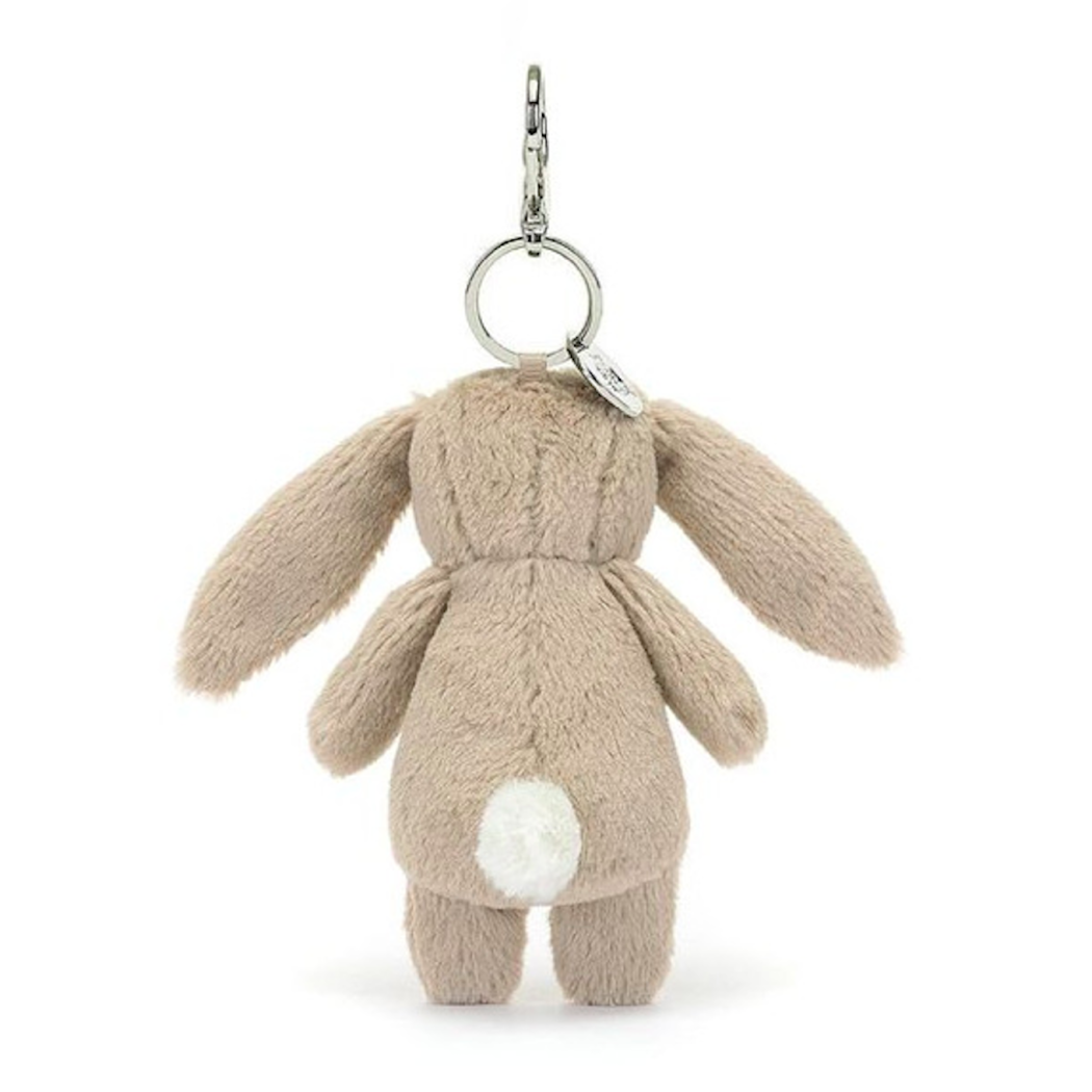 Breloczek Króliczek z Kwiecistymi Uszami - Beżowy 17 cm - JellyCat