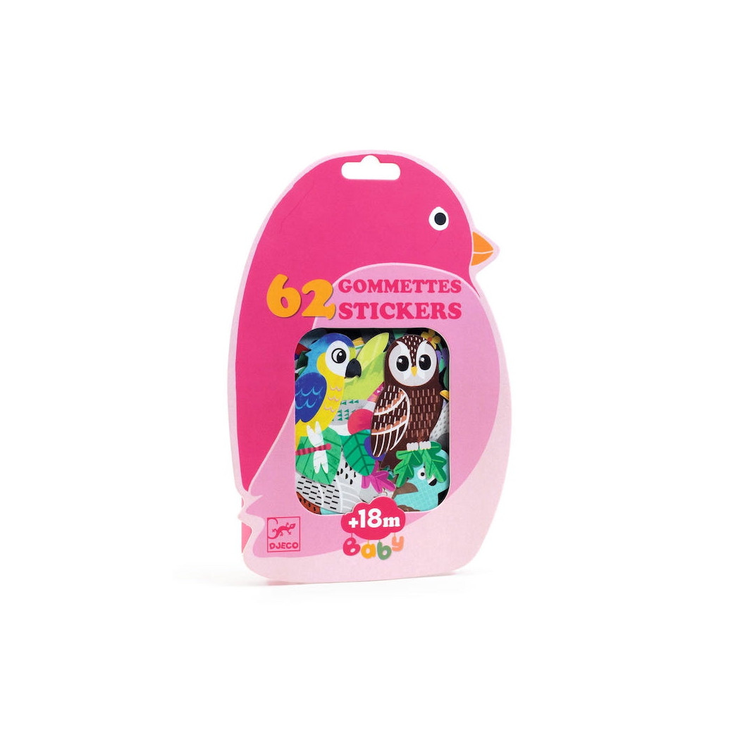 PTAKI - Naklejki Dla Maluchów - Djeco