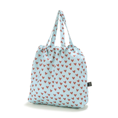 Heartbeat Blue - Shopper Bag z Kieszonką - Torba na zakupy - La Millou