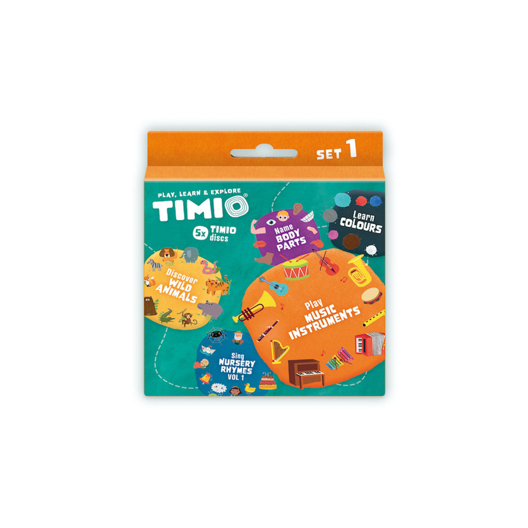 Zestaw Dysków Timio numer 1 do Interaktywnej Zabawki - Timio