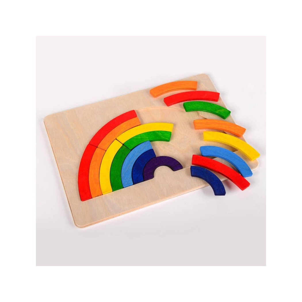 TĘCZA UKŁADANKA DREWNIANA PILCH