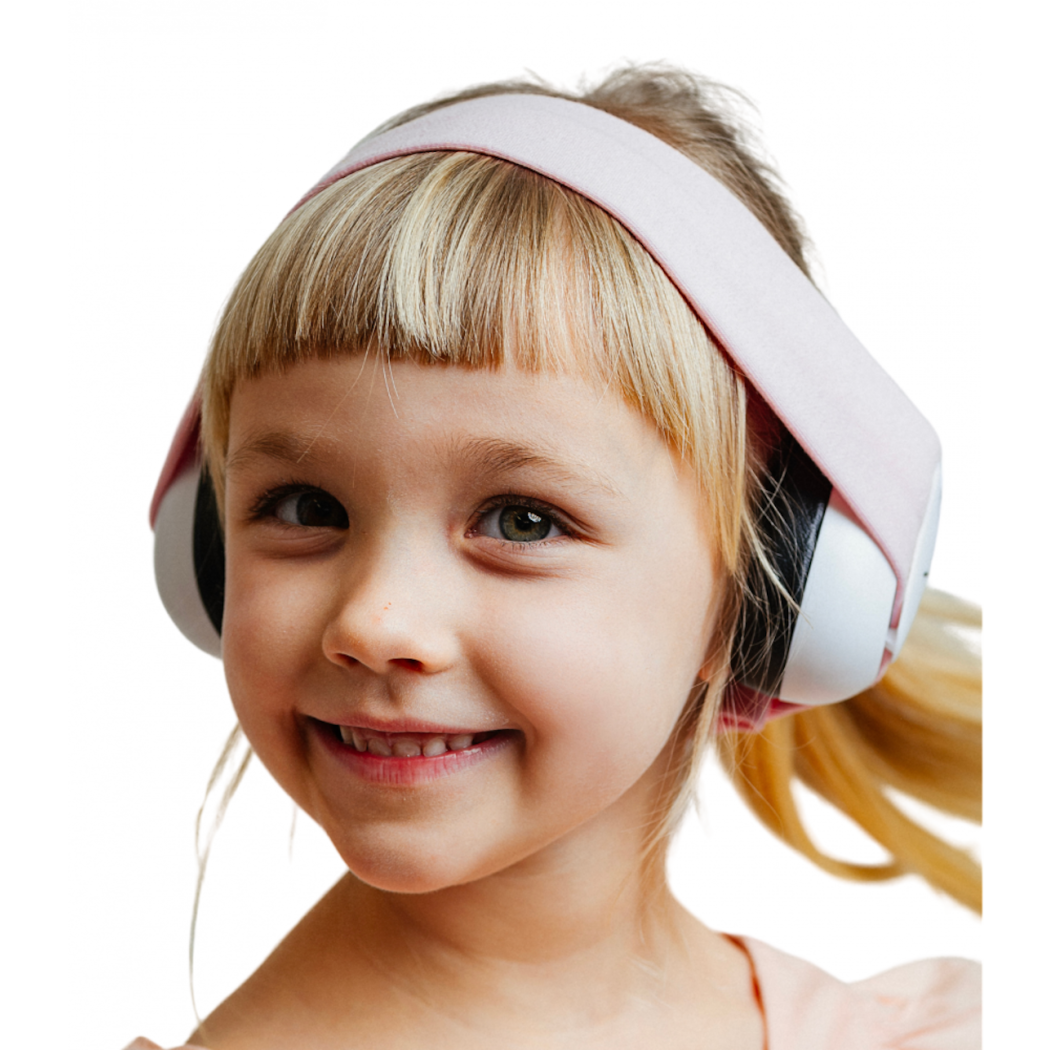 Słuchawki Wygłuszające - Pudrowy Róż - EciPeci