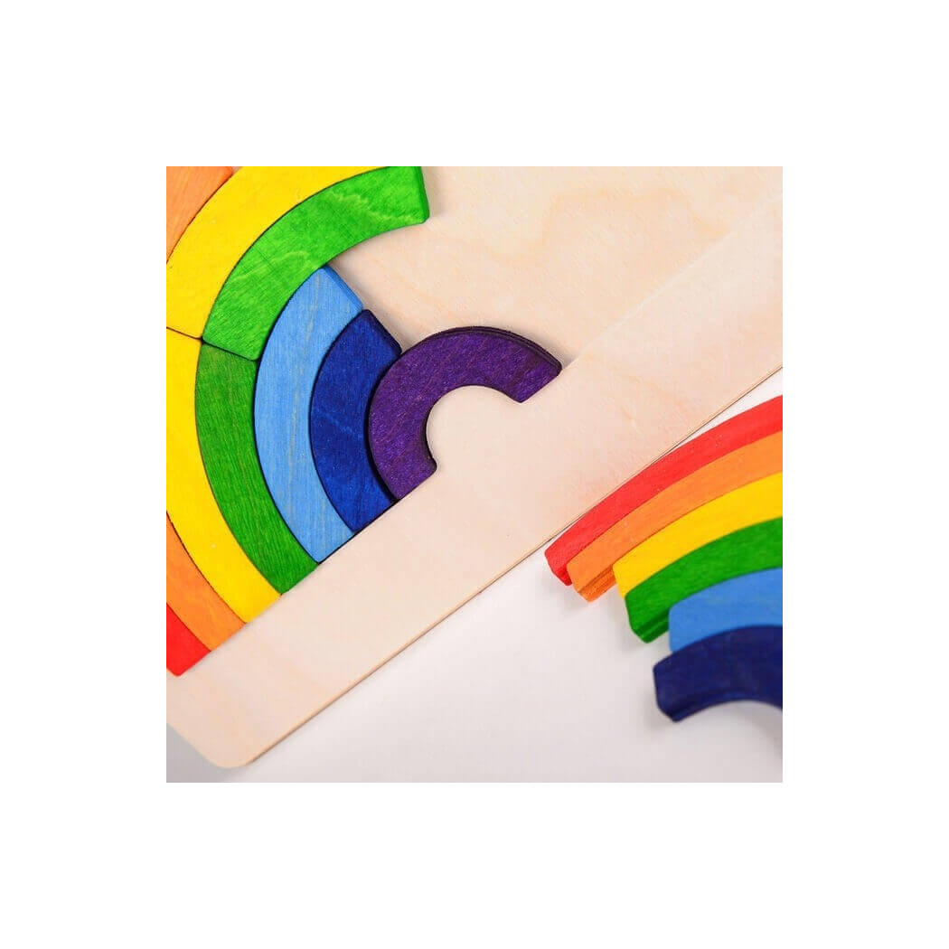 TĘCZA UKŁADANKA DREWNIANA PILCH