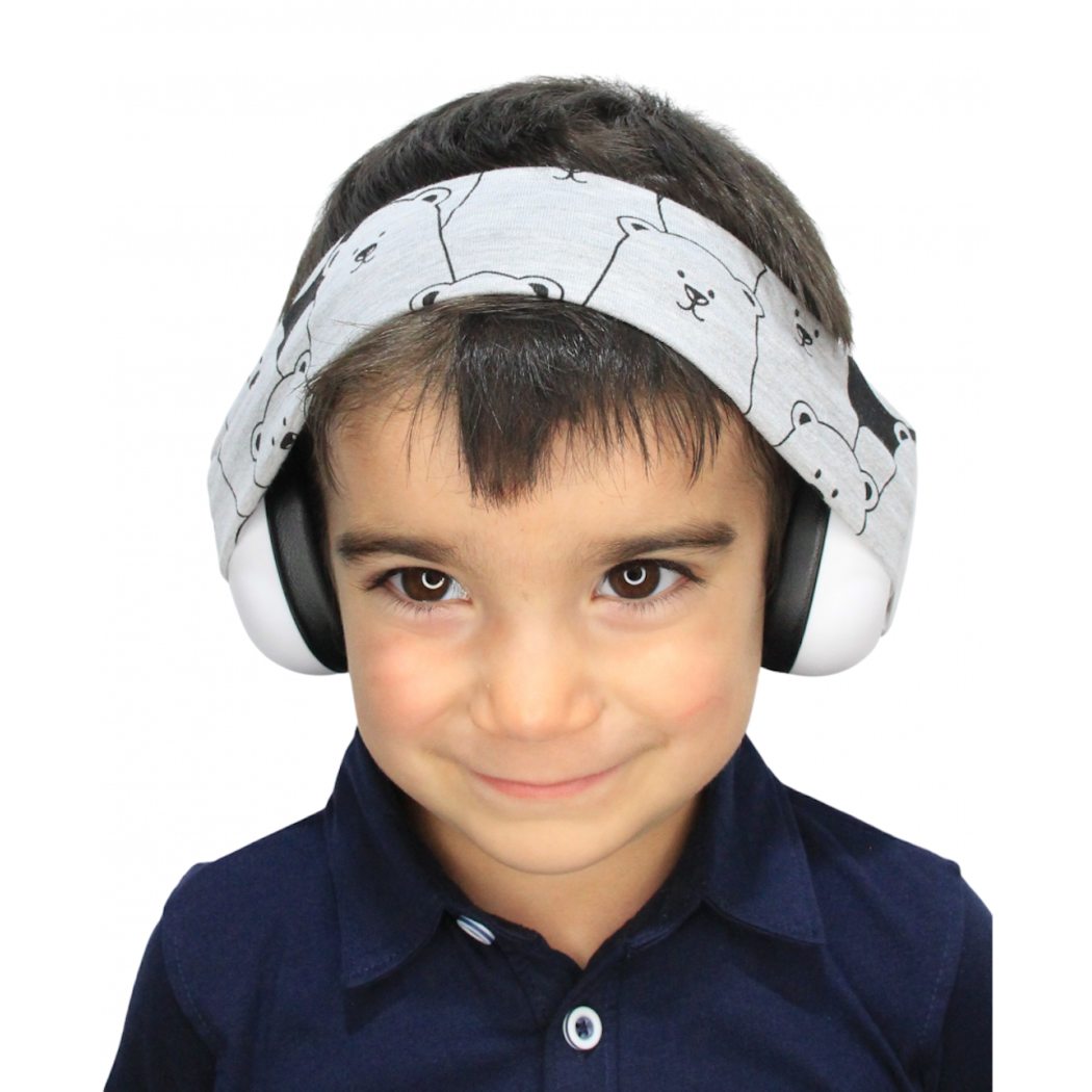 Słuchawki Wygłuszające - Panda Szary - EciPeci