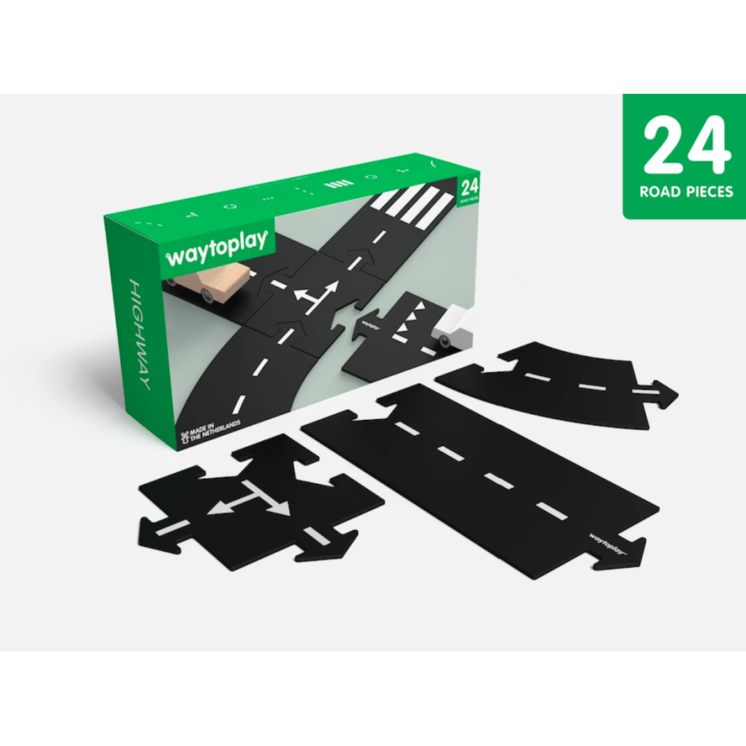 Droga do Układania - Highway/Autostrada - 24 elementy - WayToPlay