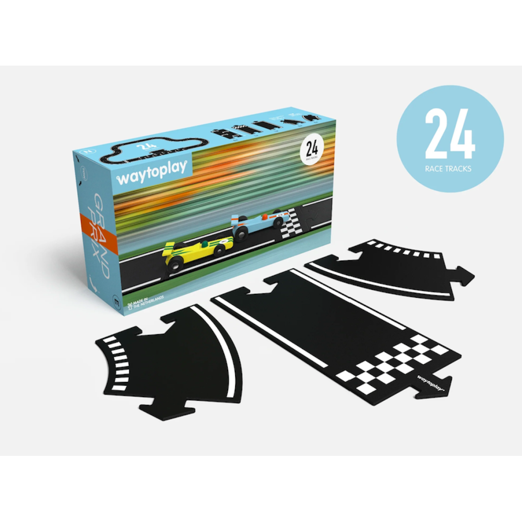 Droga do Układania - Grand Prix/Tor Wyścigowy - 24 elementy - WayToPlay