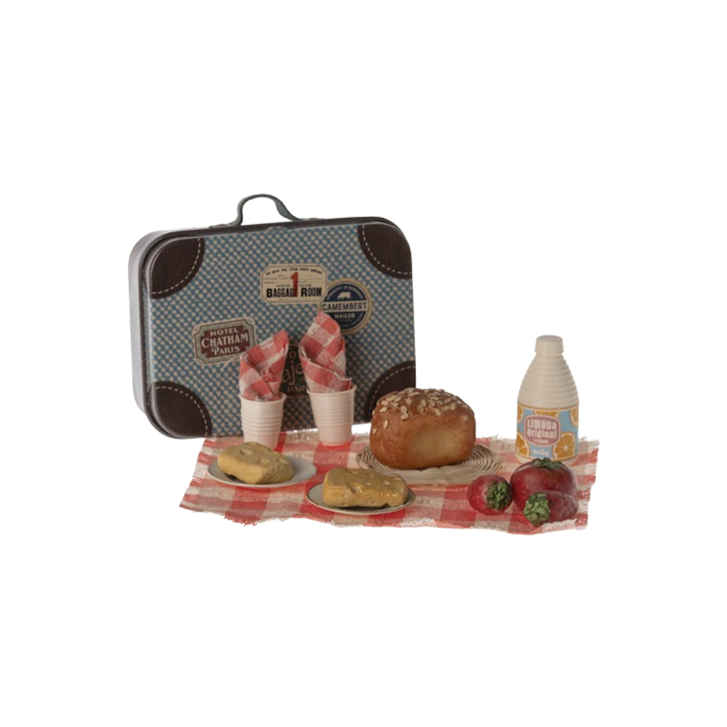 Zestaw Piknikowy W Walizce - Picnic Set Mouse - Akcesoria Dla Myszek - Maileg