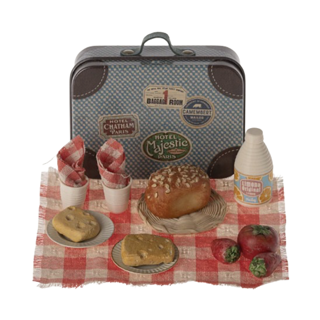 Zestaw Piknikowy W Walizce - Picnic Set Mouse - Akcesoria Dla Myszek - Maileg