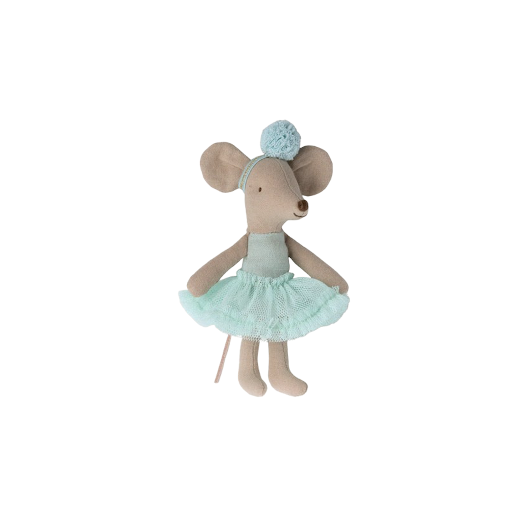 Myszka Baletnica - Light mint - Ballerina Mouse - Little Sister - Maileg