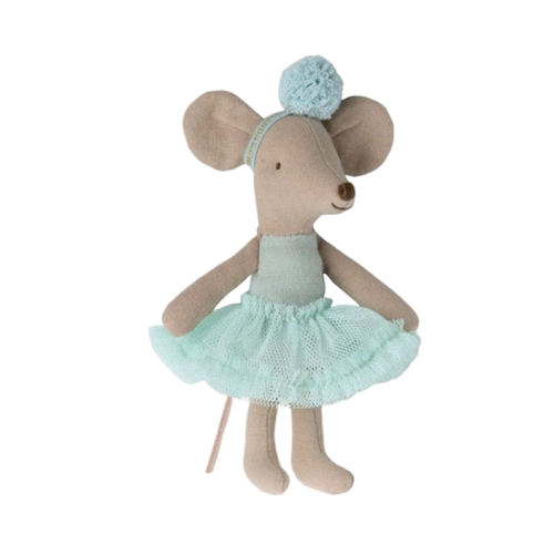 Myszka Baletnica - Light mint - Ballerina Mouse - Little Sister - Maileg