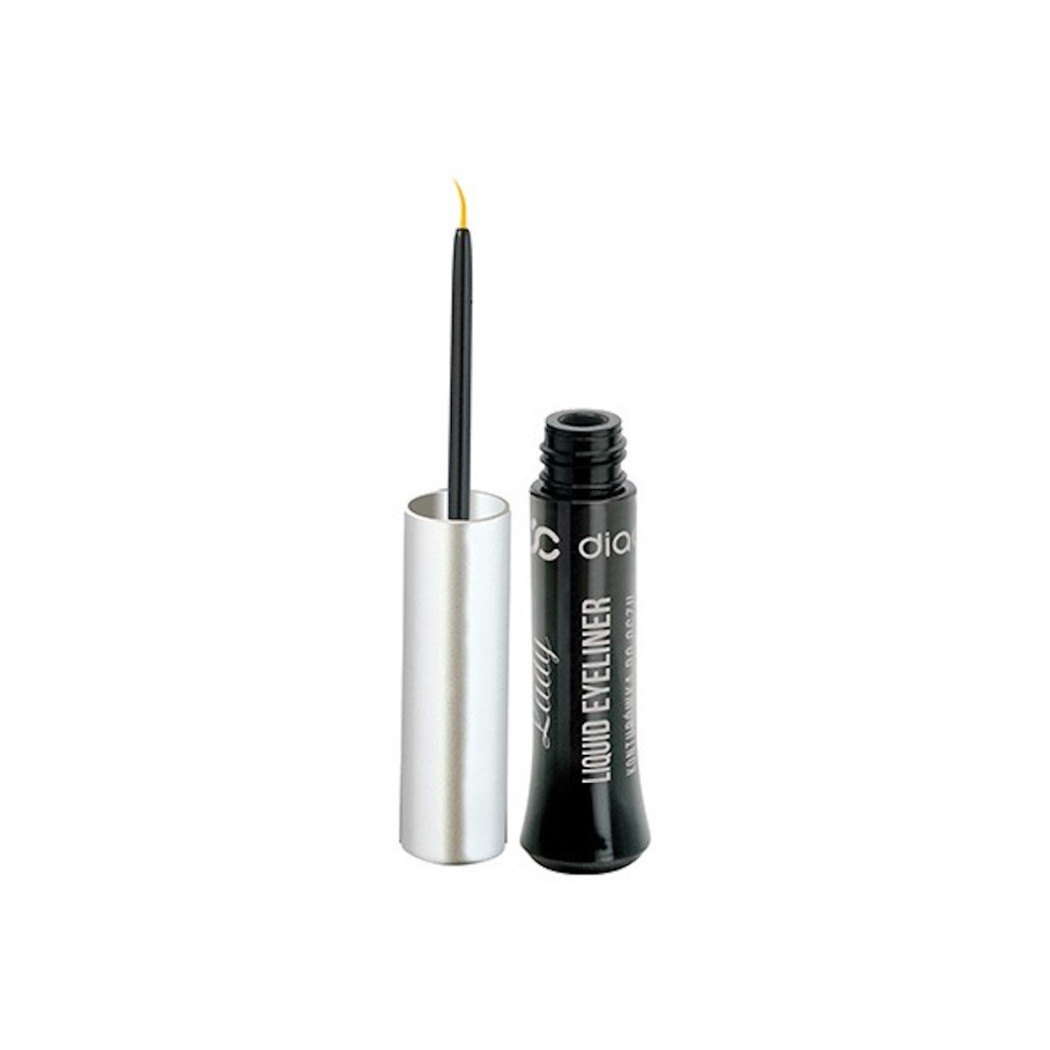 Czarny Liquid Eyeliner - Liniówka z Pędzelkiem Wodoodporna 6 ml - Szafir Diadem Cosmetics