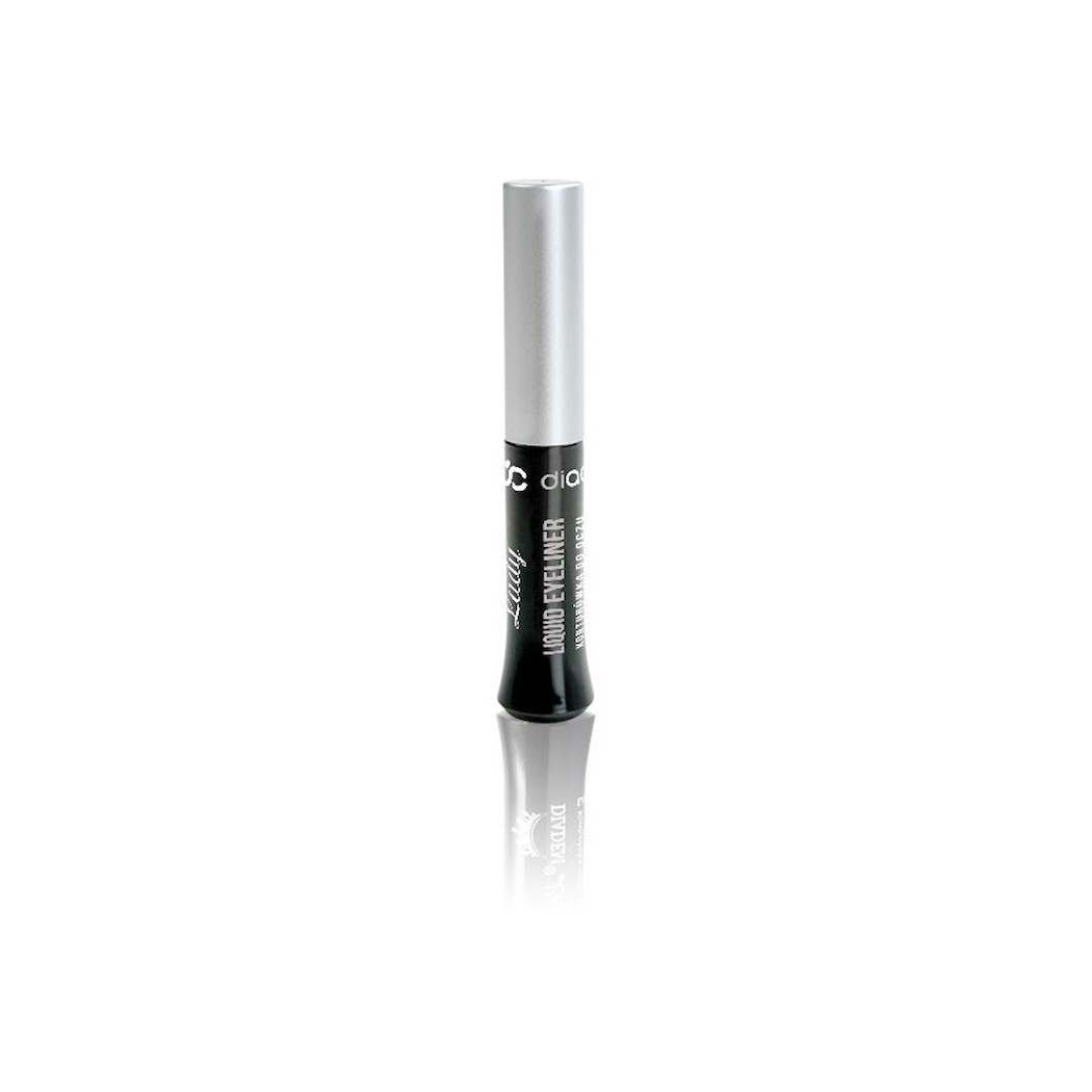 Czarny Liquid Eyeliner - Liniówka z Pędzelkiem Wodoodporna 6 ml - Szafir Diadem Cosmetics