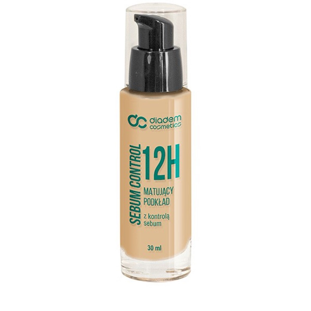 Beż Nr 3 Podkład Matujący 12H Sebum Control 30 ml - Szafir Diadem Cosmetics