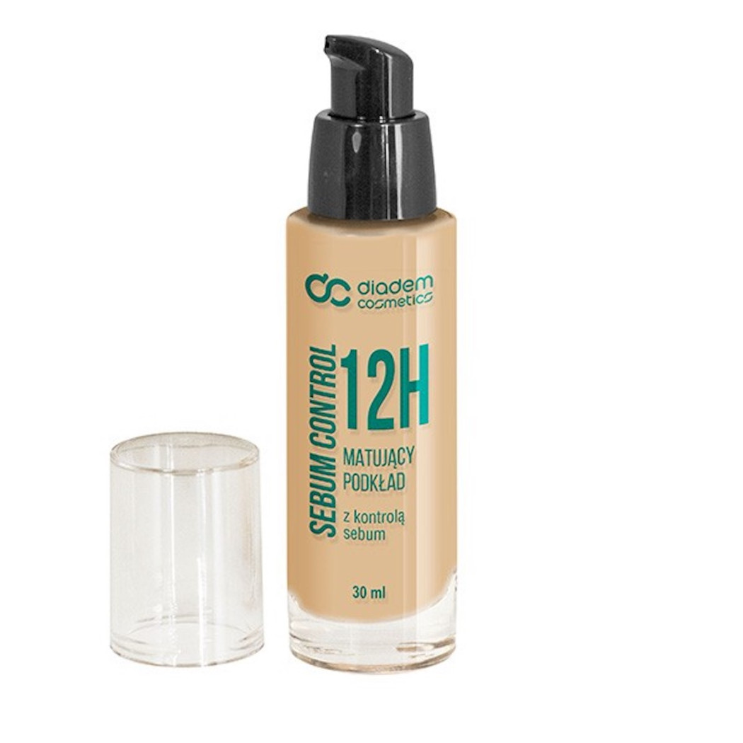 Beż Nr 3 Podkład Matujący 12H Sebum Control 30 ml - Szafir Diadem Cosmetics