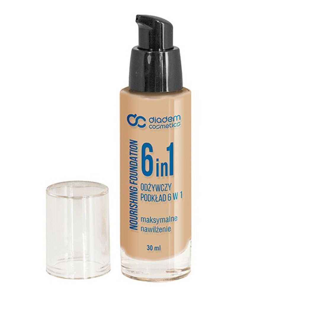 PROMOCJA Naturalny Nr 2 Podkład Nawilżający 6w1 Odżywczy 30 ml - Szafir Diadem Cosmetics