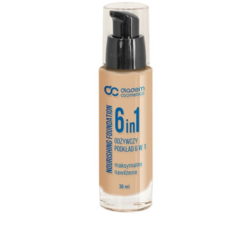PROMOCJA Naturalny Nr 2 Podkład Nawilżający 6w1 Odżywczy 30 ml - Szafir Diadem Cosmetics