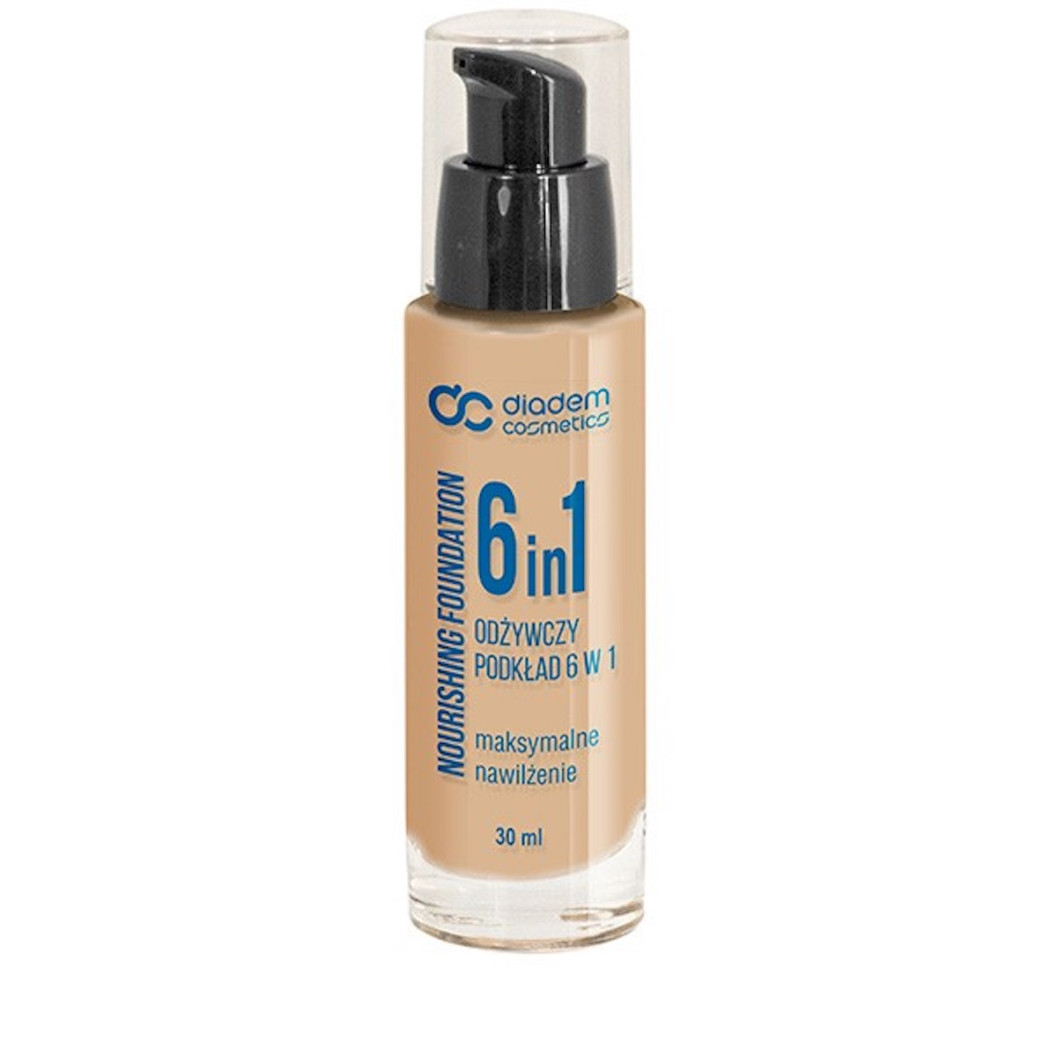 PROMOCJA Naturalny Nr 2 Podkład Nawilżający 6w1 Odżywczy 30 ml - Szafir Diadem Cosmetics