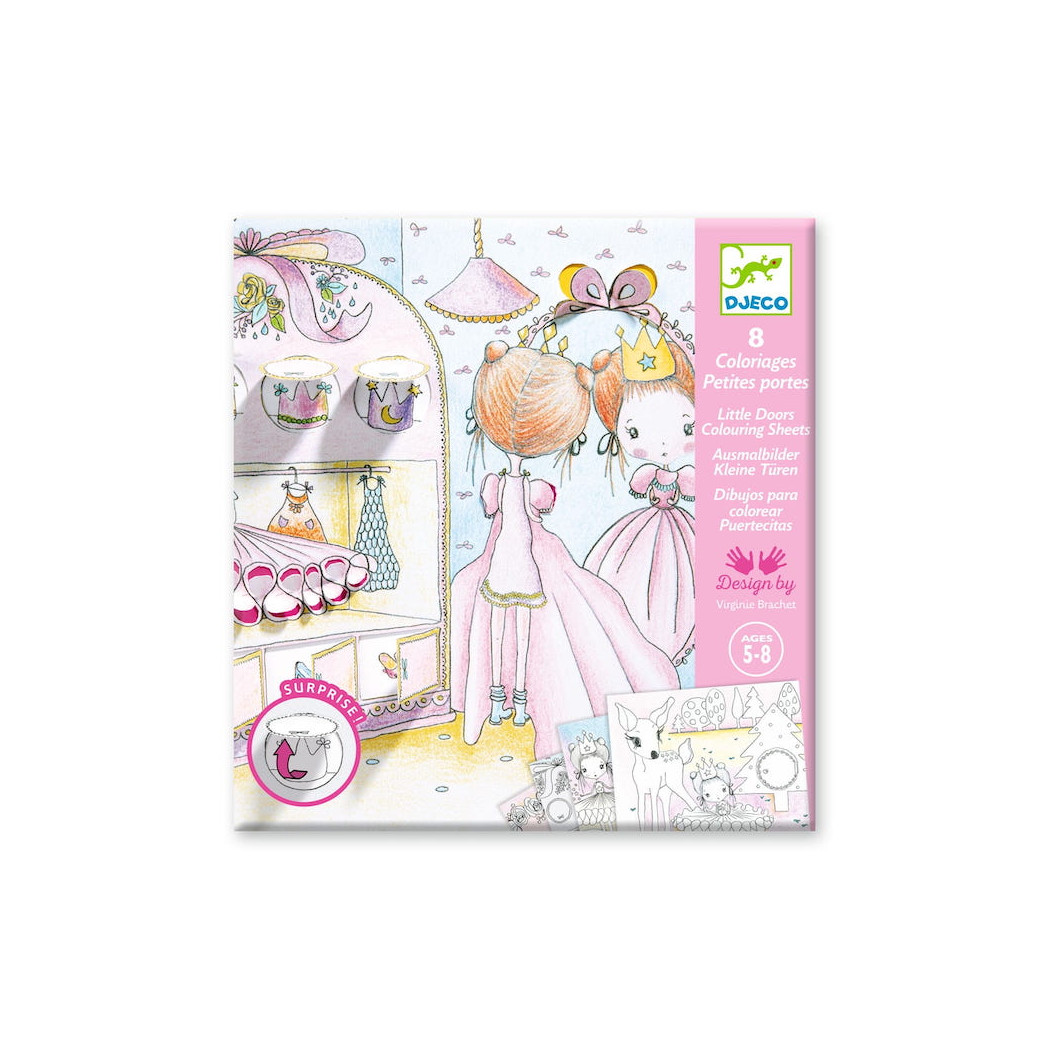 Pupi - Kolorowanki z Okienkami - Djeco