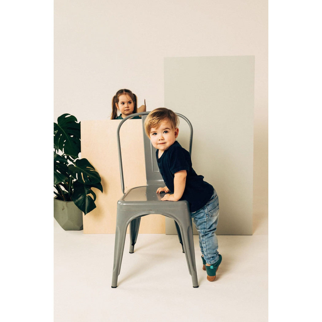 Beige Daisy - rozmiar 4-5 lat 27 17,5 cm - Papcie Titot - SKÓRZANA PODESZWA