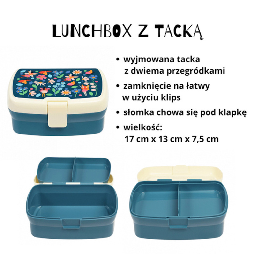 WYPRZEDAŻ Wróżki - Zestaw Śniadaniowy Lunchbox i Bidon - Rex London