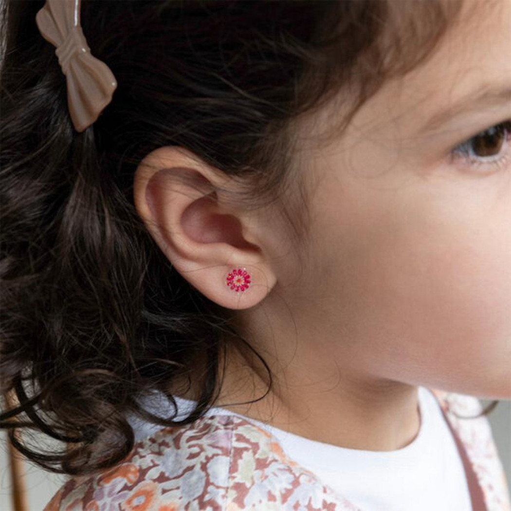 Kwiaty i motyle - Kolczyki Samoprzylepne dla Dzieci 30 par - Rex London